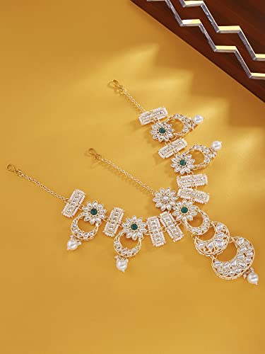 Tone Kundan & Bridal Maangtikka-ZPFK13191
