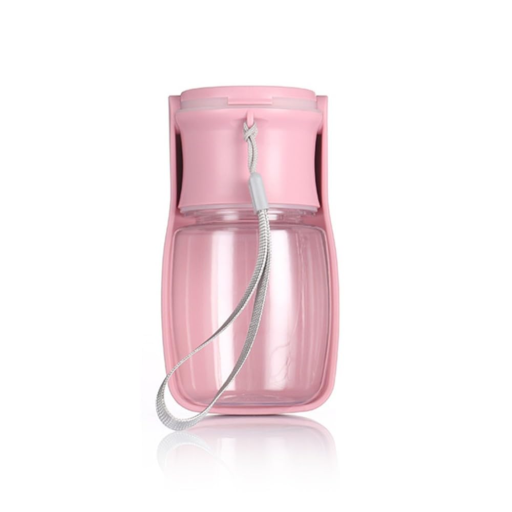 Hundetrinkflasche, Faltbare Hunde Wasserflasche mit Trinkspender für Unterwegs, Reisen, Outdoor, Spazierengehen, BPA-frei für Hunde, Katzen, Haustiere