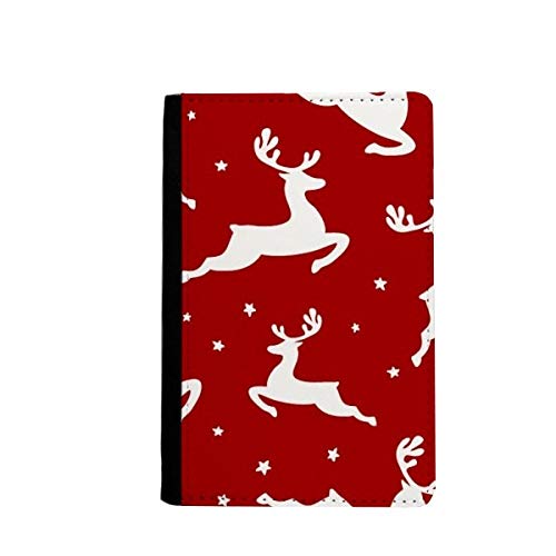 Étui portefeuille de voyage compact pour passeport avec protection durable élan rouge