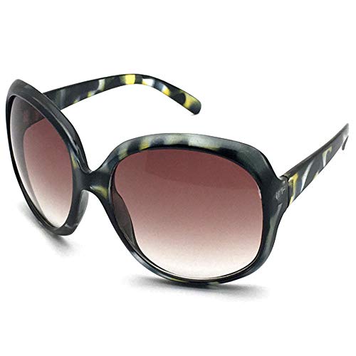 BIG BUTTERFLY SUNGLASS GREEN柄 × SMOKE HALF