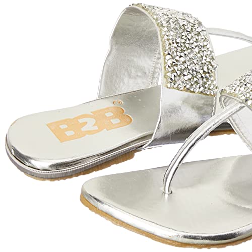 Image of WalkTrendy Girl's Lc74 Silver Sandal