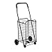 Honey-Can-Do Black Four Wheel Utility Cart, Medium