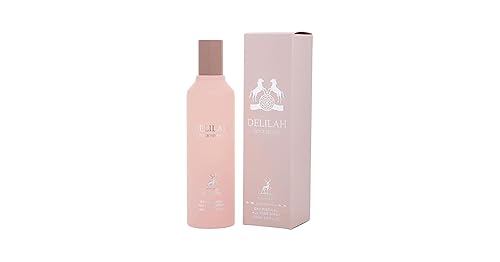 Delilah Pour Femme Mystical All Over Spray para cabello y cuerpo, rosa, fragancia de lujo, 5.1 fl oz para mujeres, 5.07 oz