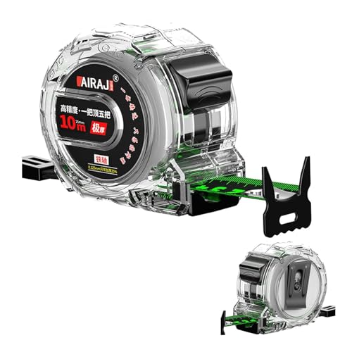 Image of 2 Pcs 10m Tape Measure, Heavy Duty 10 Metre Measuring Tape, For 5M, 8M, 10M