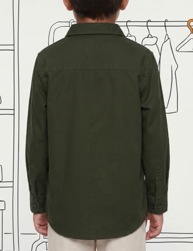 Image of Amazon Brand - Symbol Boys Cotton Double Pocket Full Sleeve Shirt