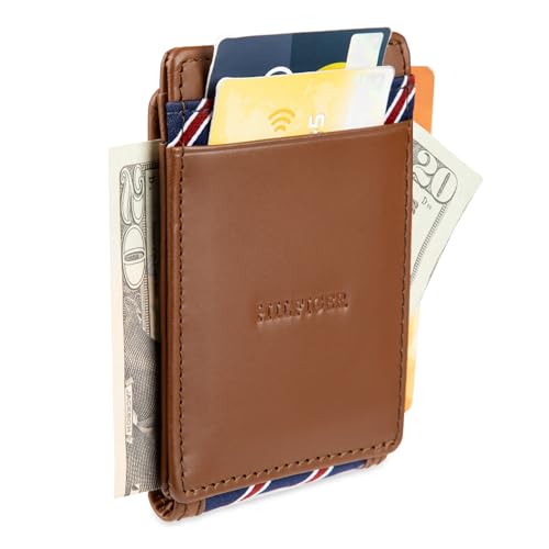 Image of Tommy Hilfiger Men's Tie Fabric Magnetic Front Pocket Wallet