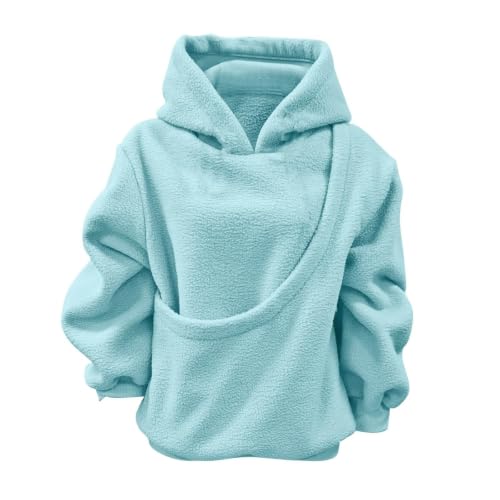 Generisch Sweat à capuche pour homme avec poches kangourou pour petits chiens et chats - Sweat à capuche amusant avec poche pour chien - Pull surdimensionné en polaire - Pull d'hiver d'extérieur – vue 3