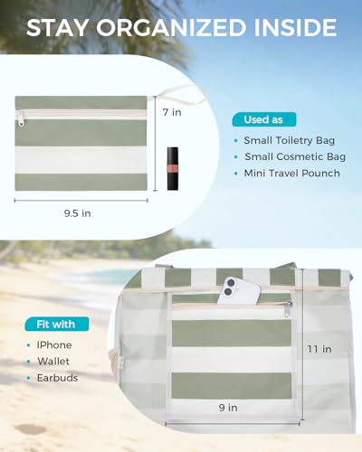 WANDF Tumbler-Friendly Beach Bag