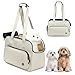 CEWROM Hundetasche für Kleine Hunde und Katzen mit großen Taschen, Leichte & Atmungsaktive Haustiertasche aus Oxford-Stoff mit Leinenhaken für Reisen, Outdoor und Unterwegs