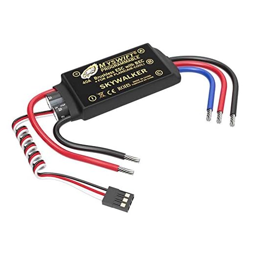 2-3s 40A Brushless with UBEC Electric Speed Controller for RC Airplane Skywalker Helicopter 450¡