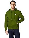 Calvin Klein 400Gsm Terry Badge Hoodie Lv04Rc274G, Felpa, Uomo, Verde (Medieval Forest), L