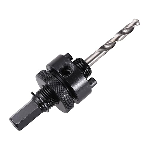 NULYLU Heavy Duty Metal Mandrel Hole Arbor Handle 3 Precision Drill Bits Fast Easy Replacement