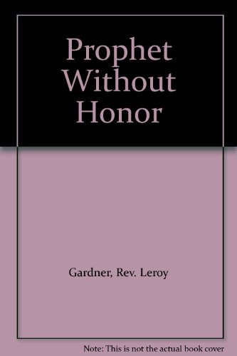 Prophet Without Honor B004CHOU3K Book Cover