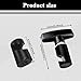 Tecledsn 2PCS Car Hood Prop Struts Clamp, Hood Lift Support Struts, Car Hood Strut Shock Prop Rod Stopper Retainer Tool, Hood Stay Holder Automotive Accessories for Hoods Tailgates Hatchbacks (Black)