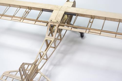 Kit de avión RC DIY de madera de balsa modelo volador T05 5