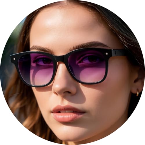 Trendy Polarized Folding Sunglasses for Unisex Anti Glare Sun Protection for Outdoor Activities Gradient Blue3