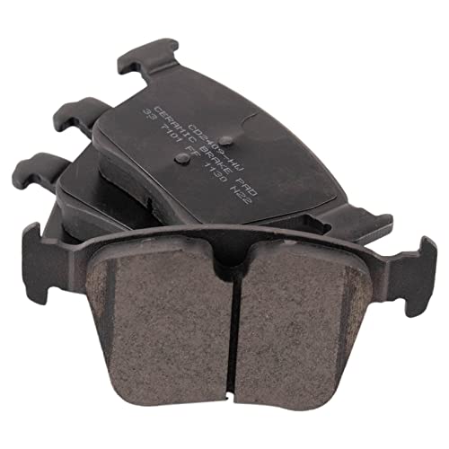 Image of TRQ Rear Brake Pad and Rotor Set Ceramic Vented Rotors 320mm Compatible with 2019-2020 Volvo S60 V60 XC60 XC90
