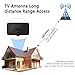 XIANGLYO Digital TV Antenna, Indoor TV Antenna, 4K 8K 1080p HD Local Channels, Detachable Signal Amplifier, 10ft Coaxial HDTV Cable