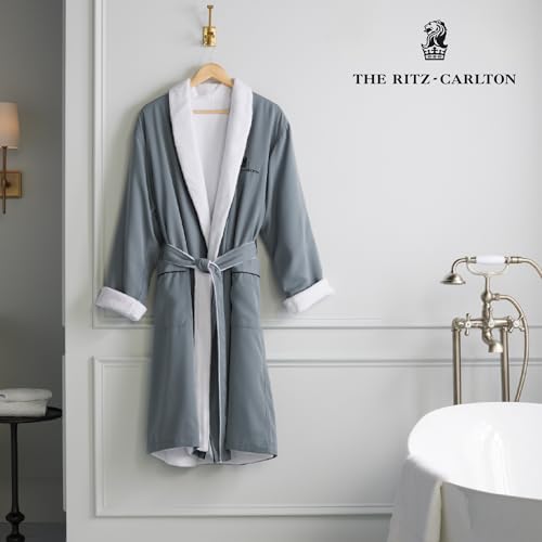 The Ritz-Carlton Frette Microfiber Robe - Grey - Luxury Hotel Bathrobe - Medium4