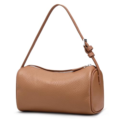 Sacs à main à bandoulière en cuir véritable et petit sac baril