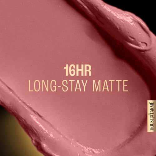 Image of Lakme Forever Matte Liquid Lip Colour, Long-Lasting Liquid Lipstick, Lightweight & Transferproof, Smudgeproof - Pink Venus 5.6ml (Pack of 2)