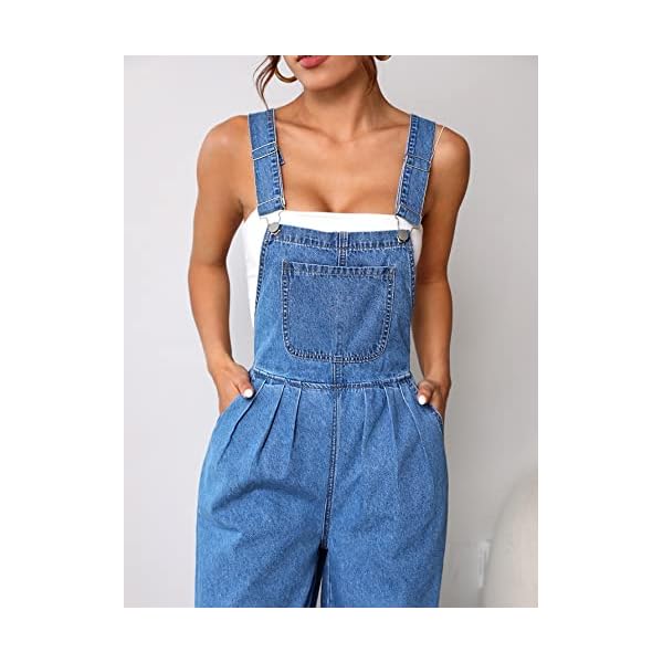 MakeMeChic-Womens-Ripped-Loose-Baggy-Denim-Overalls-Sleeveless-Wide-Leg-Jeans-Pants-Romper-Jumpsuit-Medium-Wash-S MakeMeChic Women's Ripped Loose Baggy Denim Overalls Sleeveless Wide Leg Jeans Pants Romper Jumpsuit Medium Wash S
