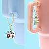 Pabucle Charm Accessories for Stanley Cup 10 PCS Cute Coffee Charm for Tumbler Gifts for Women