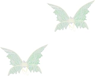 TOYANDONA 2 Peças De Asas Coloridas Bronzeadoras Para Meninas Adolescentes Roupas Para Festas Adultas Fantasias Para Meninas Asas De Fadas Adultas Fantasias Para Mulheres Asas De Fada Para