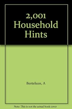 Paperback 2,001 Household Hints Book