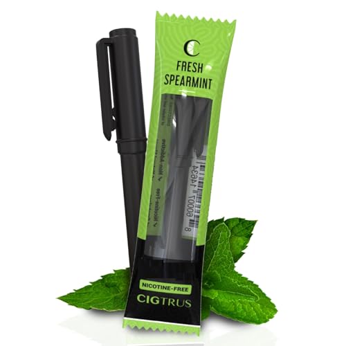Cigtrus Inalatore d'aria senza fumo, senza tabacco, senza nicotina e non elettrico, aiuto per la fissazione orale, sostituisce le abitudini respiratorie (verde)