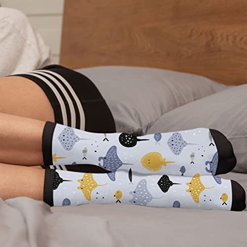 Image of Jedenkuku Novelty Fun Crew Socks Fashion Comfortable Men'S And Women'S Socks