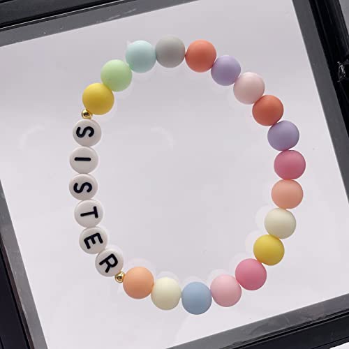Image of Sister's Big Bracelet Gift, Little Girls' Sister Jewelry