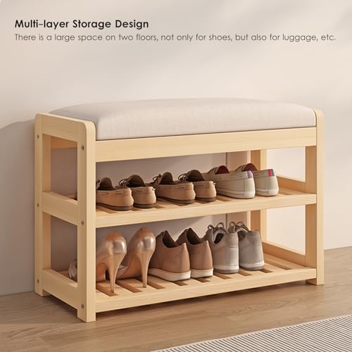 Muebles de almacenamiento de entrada, marco de madera, árbol de pasillo para organización de abrigos y zapatos