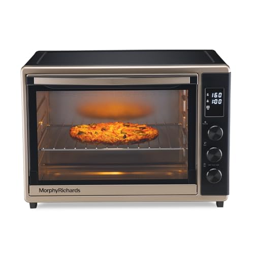Image of Morphy Richards 52RCD Digi OTG |Large Capacity - 52L |Digital OTG with 8 Preset Menus| Champagne Gold and Black|2 Year Product Warranty