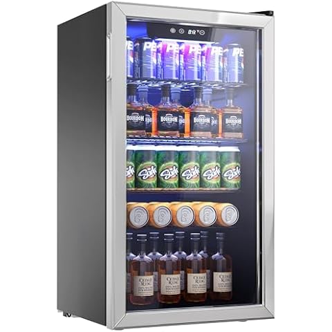 Icyglee 126 Can Beverage Refrigerator Cover