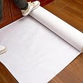 Temporary Floor Protection Anti Slip Carpet Protector Reusable Waterproof Temporary Flooring Over Carpet Self Adhesive Padded Floor Covering, Paint Proof, Protects Hardwood and Tile (100 Feet)