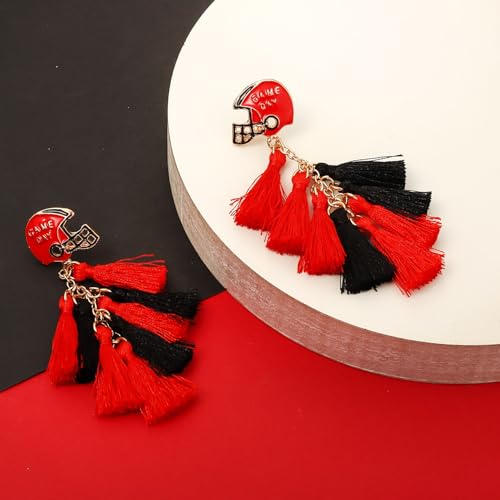 4th of July Earrings for Women Red White Blue Sequin Tassel Earrings American Flag Earrings Crystal Patriotic arrings Forth of July Outfits Accessories Party Favors Gifts4