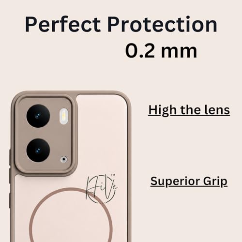 Image of Protective Back Cover for REALME P3 5G (Brown)