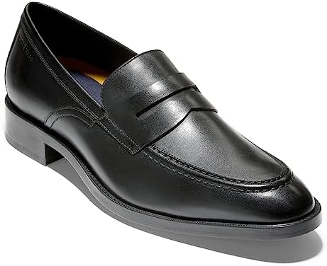 Cole Haan Men's Hawthorne Penny Loafer, Black, 10.5 | Image 3