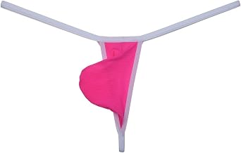 بيكيني رجالي صغير من الحرير المثلج، حقيبة ملابس داخلية من Tangas Soft String Thong، ظهر على شكل حرف T، تغطية بسيطة، بنطلون داخلي