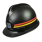 Plastique Casque de mineurs en ABS pour travaux souterrains de sécurité - Casque rigide anti-perçage - Anti-statique - Ignifuge - Phare LED haute luminosité - Longue durée de vie - Bonne stabilité - Coupe en