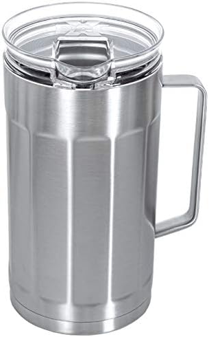 XPAC 84-Ounce Sweat-Free Beverage/Water Pitcher with Lid, Stainless Steel, Vacuum Insulated, Keeps Drinks Cold For Hours