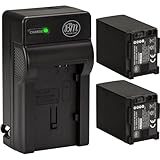 BM Premium 2 BP-828 Batteries and Charger for Canon VIXIA HF G50, HF G60, HF G70, XA40, XA45, XA50, XA55, XA60, XA65, XA70, XA75, GX10, HFG40, HFM41, HFM400, XA10, XA11, XA15, XA20, XA25, XF400, XF405