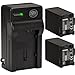 BM Premium 2 BP-828 Batteries and Charger for Canon VIXIA GX10, HFG20, HF G21, HFG30, HFG40, HFM30, HFM31, HFM32, HFM300, HFM301, HFM41, HFM400, HFS200, XA10, XA11, XA15, XA20, XA25, XF400, XF405