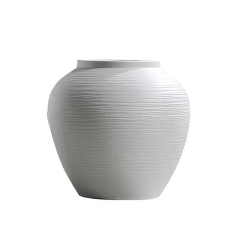 Vase hydroponique en céramique blanche idéal pour la composition florale