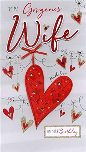 Biglietto di auguri di compleanno per moglie