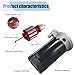 12V 150db Air Horn Compressor, Chromed Car Horn Compressor Kit, Loud Air Pump for Horns, Universal Trumpet Replacement for Most Cars Boats Lorrys Trains Trucks (Black)