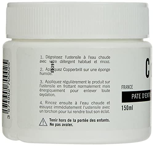 Mauviel Copperbrill Cleaning Paste for Copper 150ml, multicoloured, 150 ml (Pack of 1) - Image 3