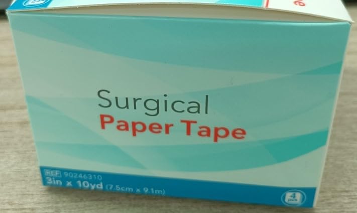 Sibba Nastro Adesivo Medico Bende Prodotti Cura Ferite Della Bocca Strisce Micropori Carta Pelle Sensibile Pronto Soccorso Corpo Benda Toracica Rotolo Strappo Blister Cicatrice(6 Pezzi Trasparenti