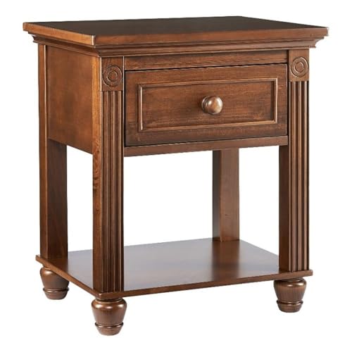 Image of Baby Cache Montana Collection 1 Drawer Nightstand, Brown Sugar